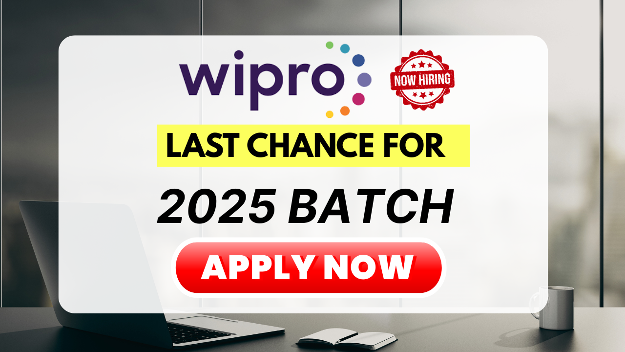 Wipro Work Integrated Learning Program 2025 - BCA BSc Freshers Jobs